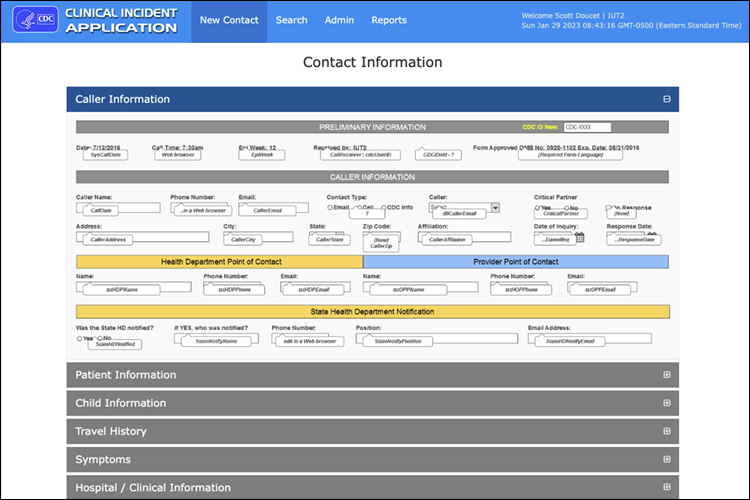 Clinical Incident Application Scott Doucet